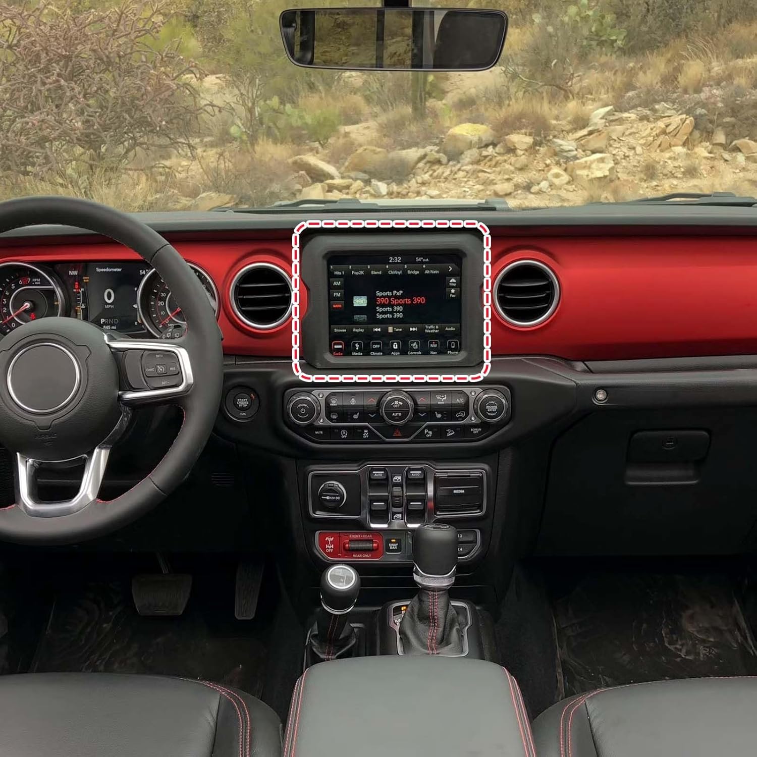 8.4" LCD Touch Screen Radio Navigation Uconnect 4C UAQ Compatible with 2018-2022 Jeep Wrangler 2018-2020 Dodge Durango Ram 1500 2500 3500 Chassis Cab LA084X01-SL01 LA084X01-SL02