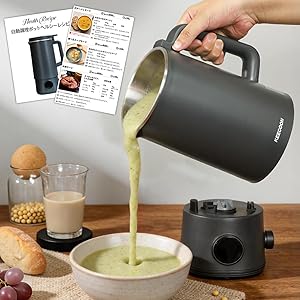 KEECOON スープメーカー 豆乳メーカー 1000ml 完全豆乳 14モード 保温12H