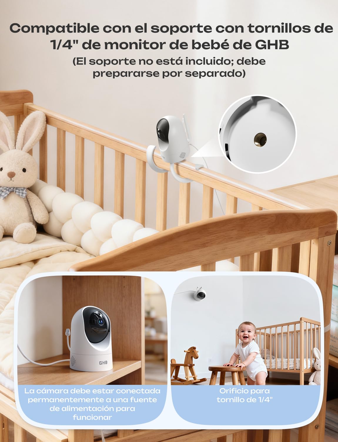 GHB Cámara Camara Vigilancia Bebe de Modelo de SM71