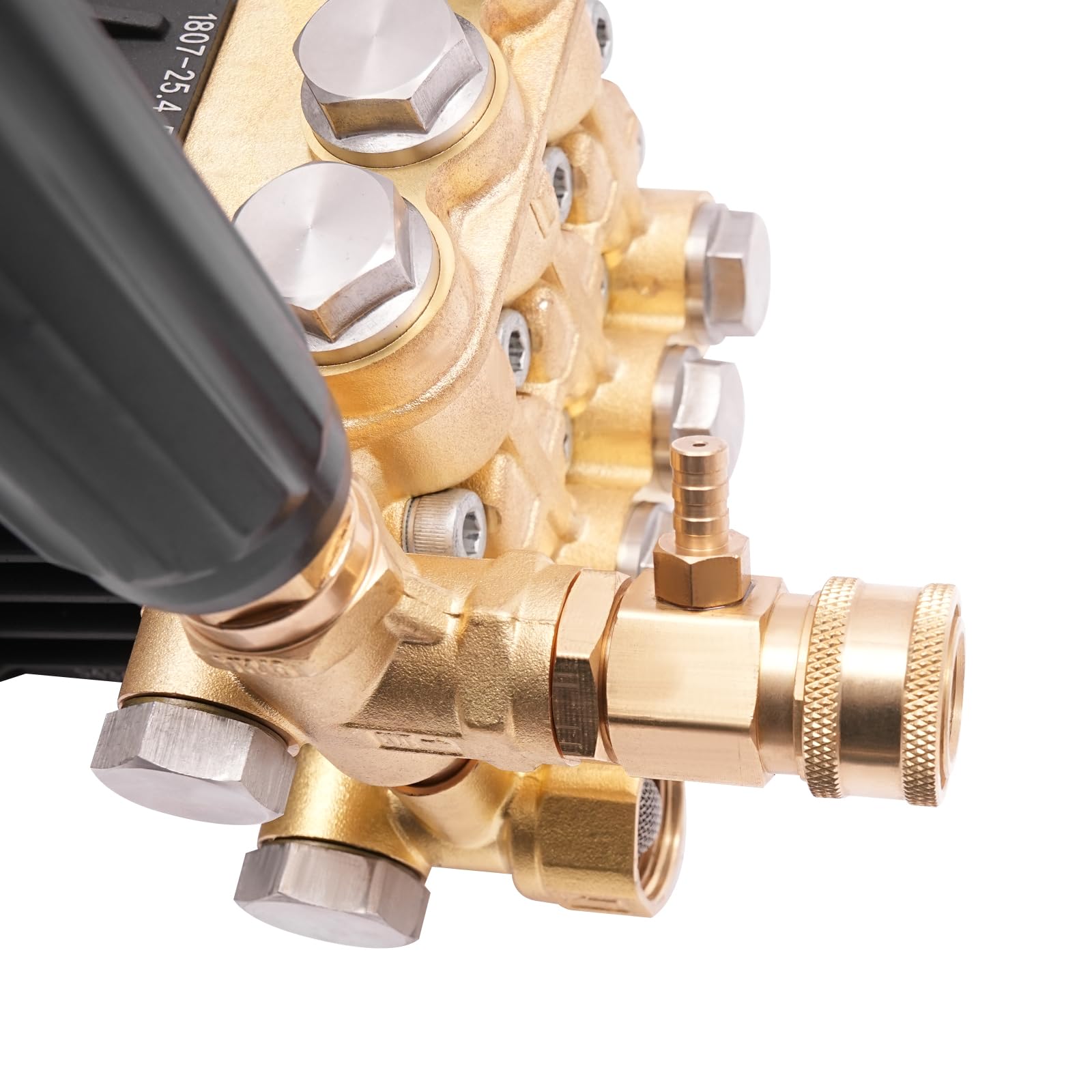 Bomba de lavado de alta presión, 4000 PSI, bomba de latón de 4 GPM para motores de 9-15 hp, eje de 3/4 pulgadas