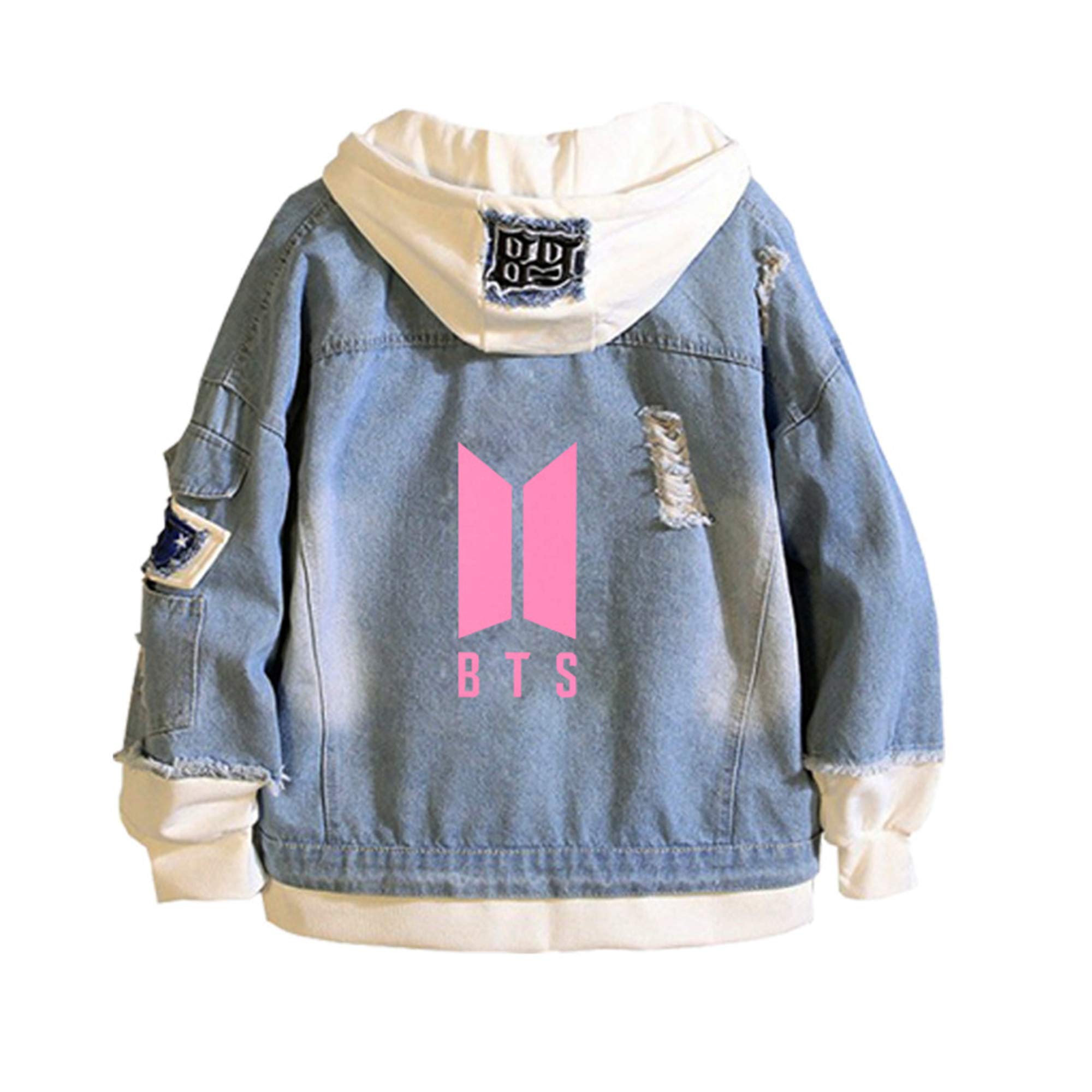 Ninestar Kpop Denim Jacket Jimin Jungkook Suga V Jhope Hoodie