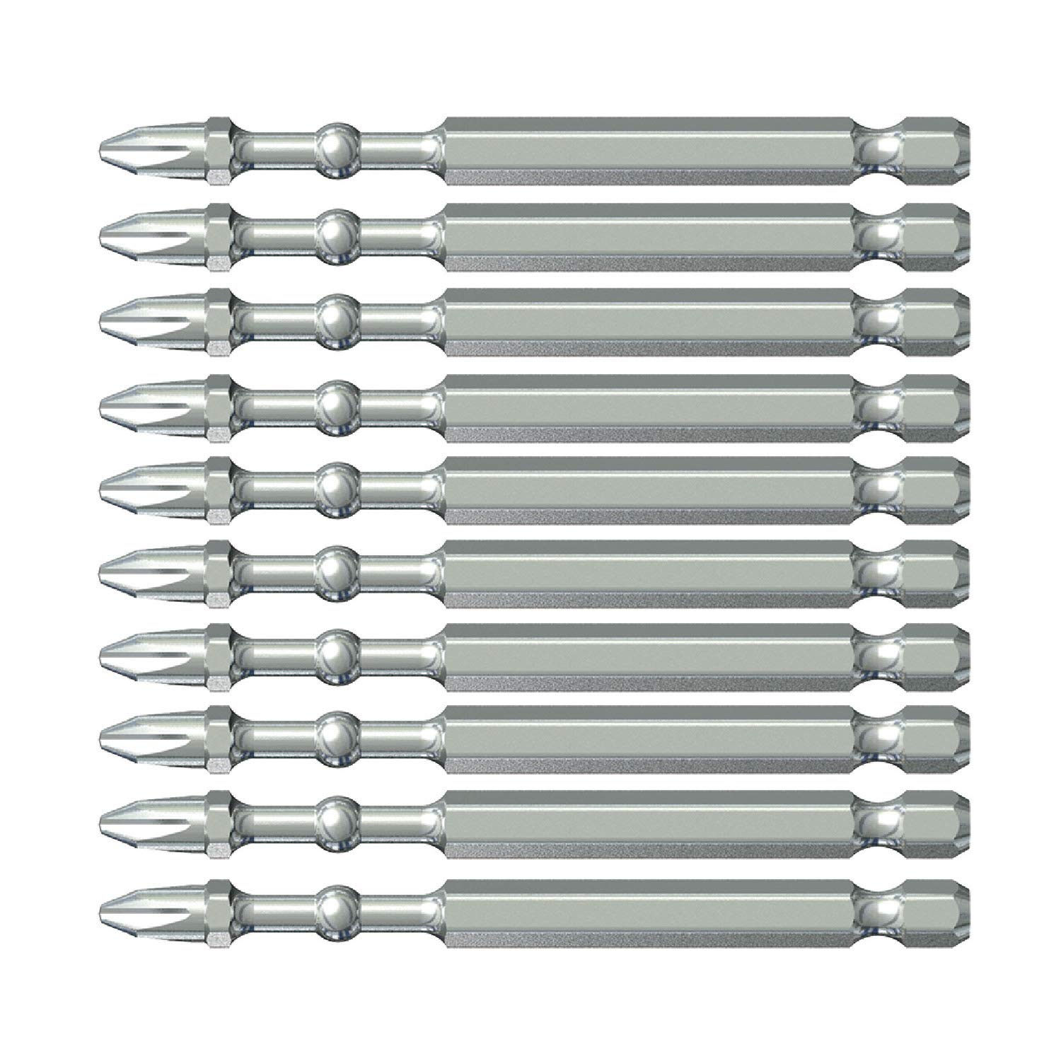 VESSEL Impact Ball Torsion Bits PH2X90 10PC (Bulk)