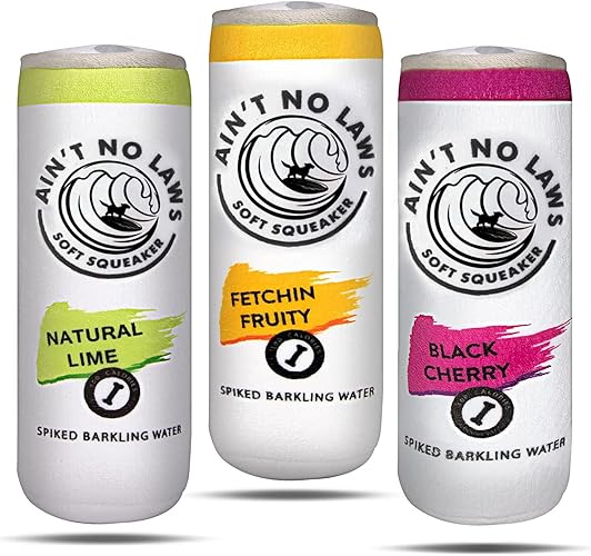 WBGD Dog Toys [3 Pack] - Cute Funny Plush Parody Dog Toys with Squeaker for Puppy Gift