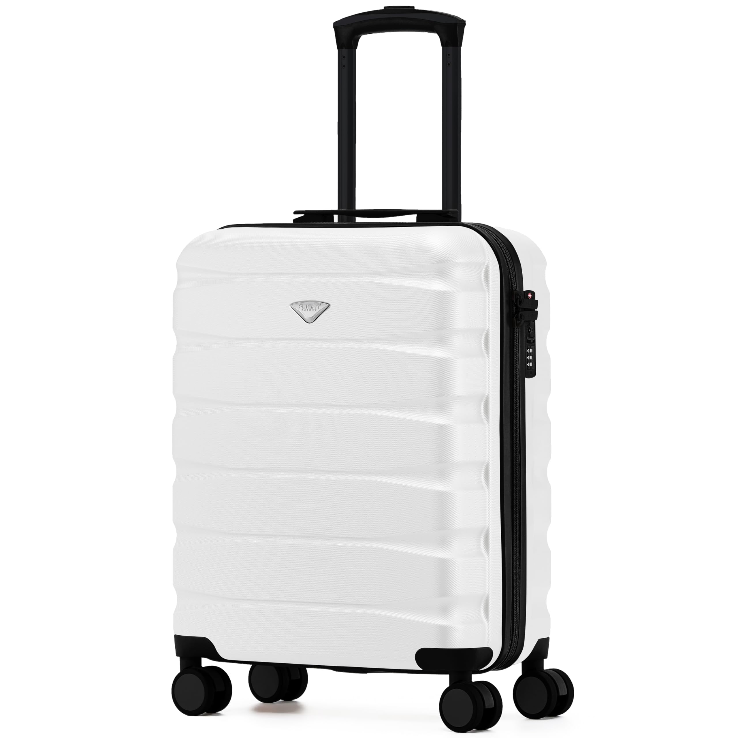 Flight Knight Underseat Cabin Suitcase 45x36x20cm | Free Hand Luggage for EasyJet & Wizz Air | Lightweight ABS Hard Shell with 8 Silent-Glide Spinner Wheels | Max Space Travel Bag — view 144