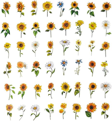 Miniatura 3 de Juego de calcomanías de flores  140 piezas naturales de hongos florales botánicos, autoadhesivos, álbumes de recortes, calcomanías decorativas