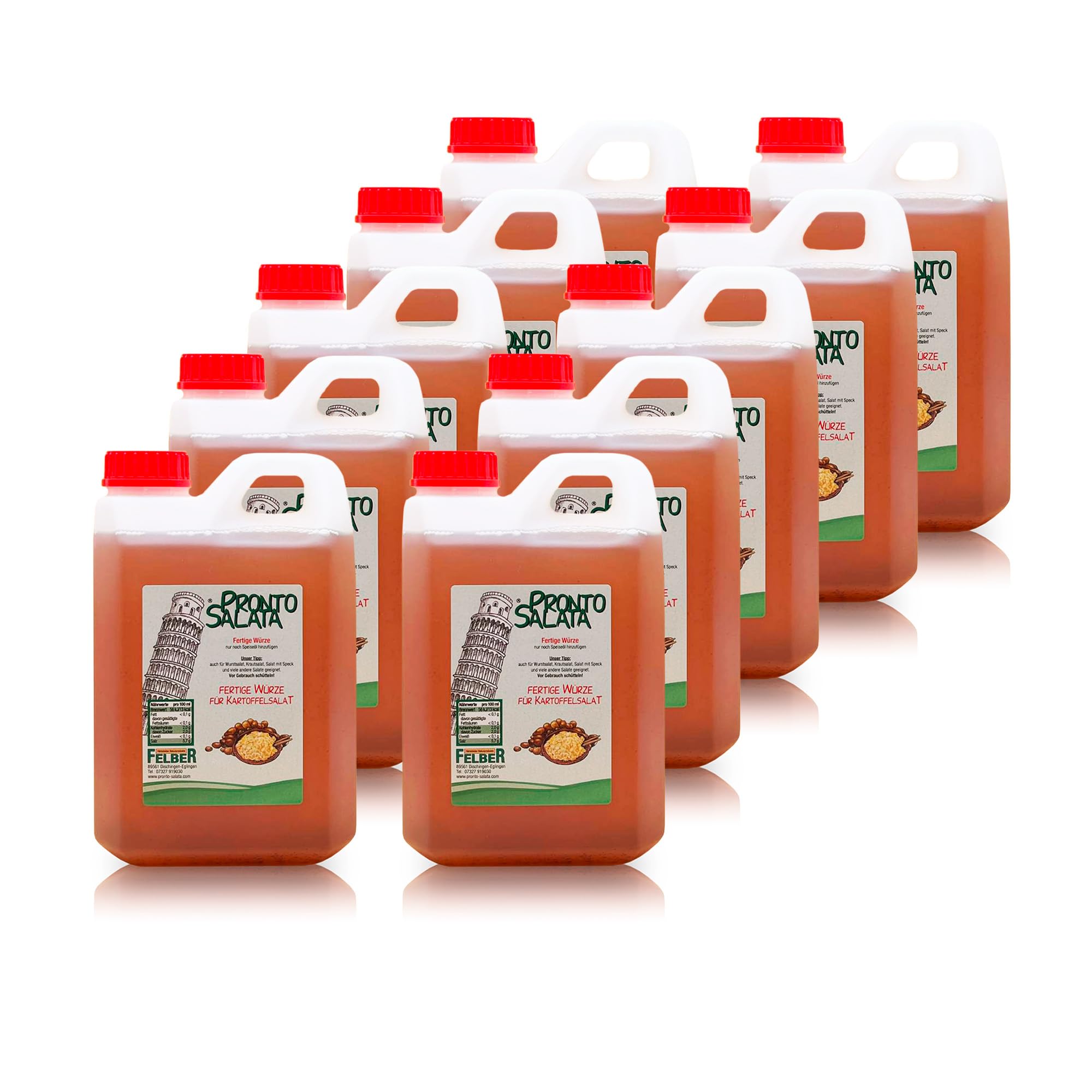 Felber Pronto Salata Salatwürze Kartoffelsalat 10 x 2 Liter