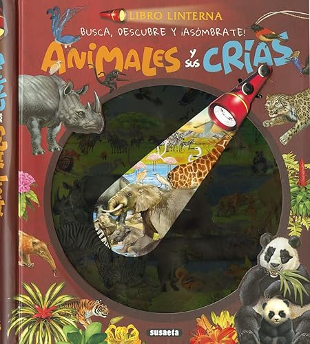 Animales y sus crías (Libro linterna)