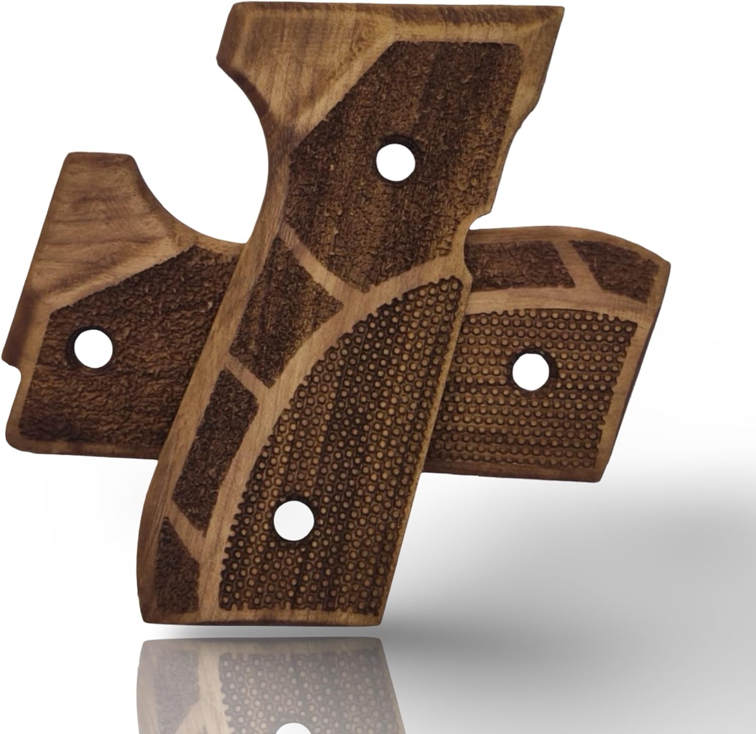 for Beretta 92 & M9 Series – Custom Wood Pistol Grips, Accessories Compatible with 92FS, 92F, 92A1, M9A1, 96, Centurion, Elite Models