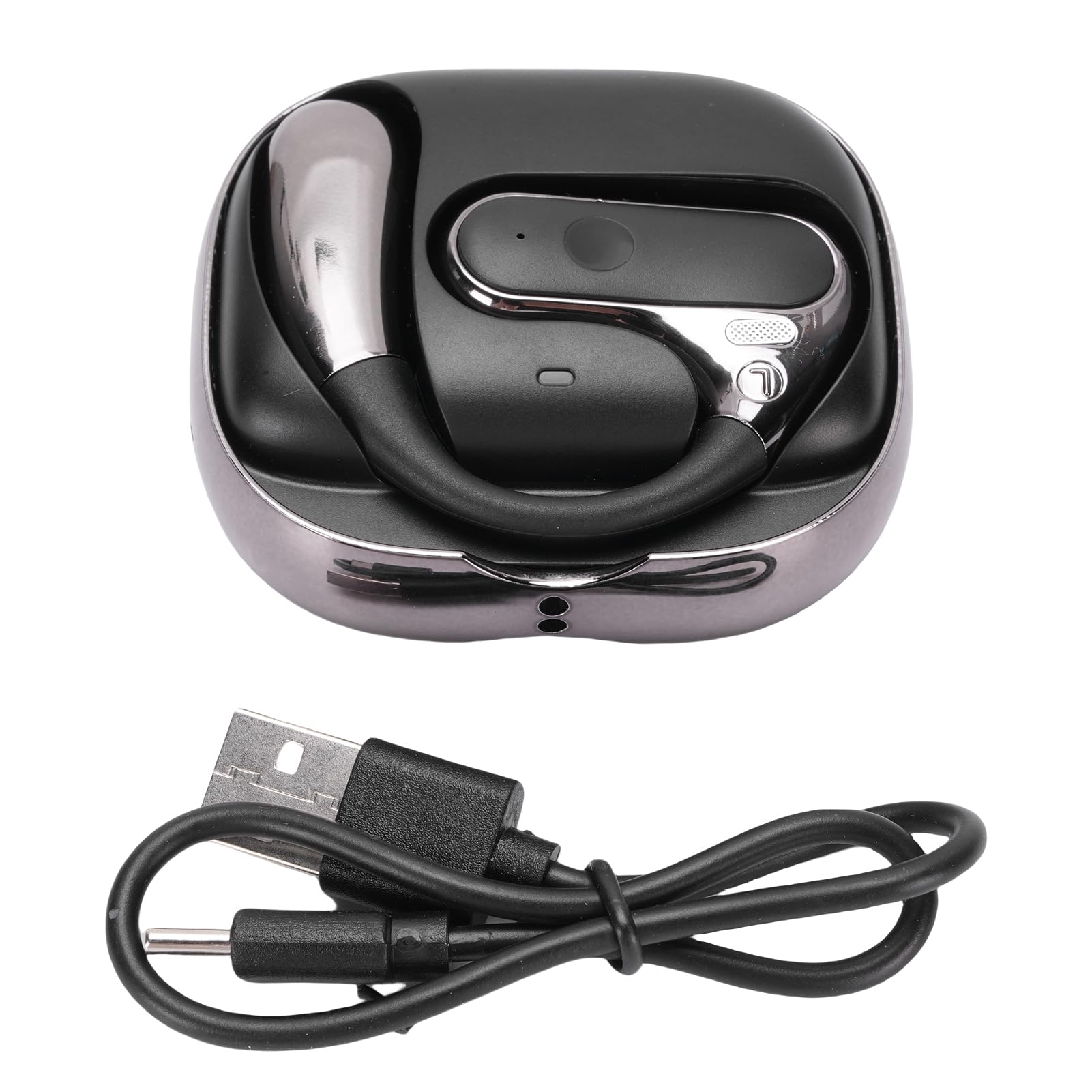 Jiawu Auricolari per Traduzione Wireless con Suono Chiaro ANC per Comunicazioni Efficaci, Supporto Multilingue per, 2 Auricolari + Custodia di Ricarica per Viaggiatori/studenti