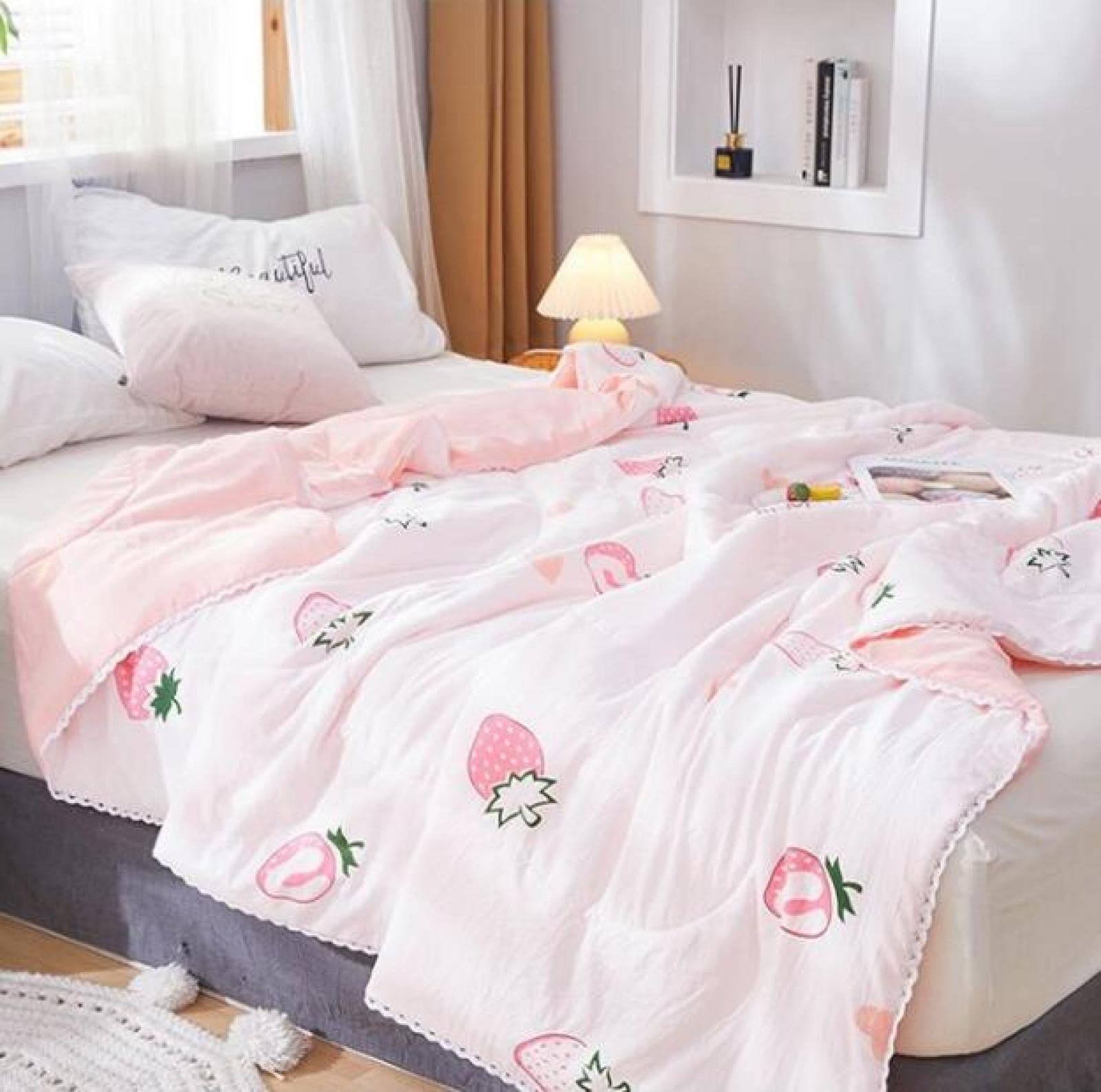 QHUE Relleno nordico Cama 90,Edredón nórdico 135 x 200 cm,Edredón nórdico para Todas Las Estaciones,testado médicamente,edredón nórdico Transpirable para Todas Las Estaciones,Manta para Dormir