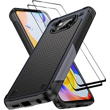 Jeylly for Xiaomi Poco X3 Pro/X3 NFC Case with 2pcs Screen Protector, Gray | Heavy Duty Shockproof Drop Proof Military Grade Protective Case Cover for Xiaomi Poco X3 NFC