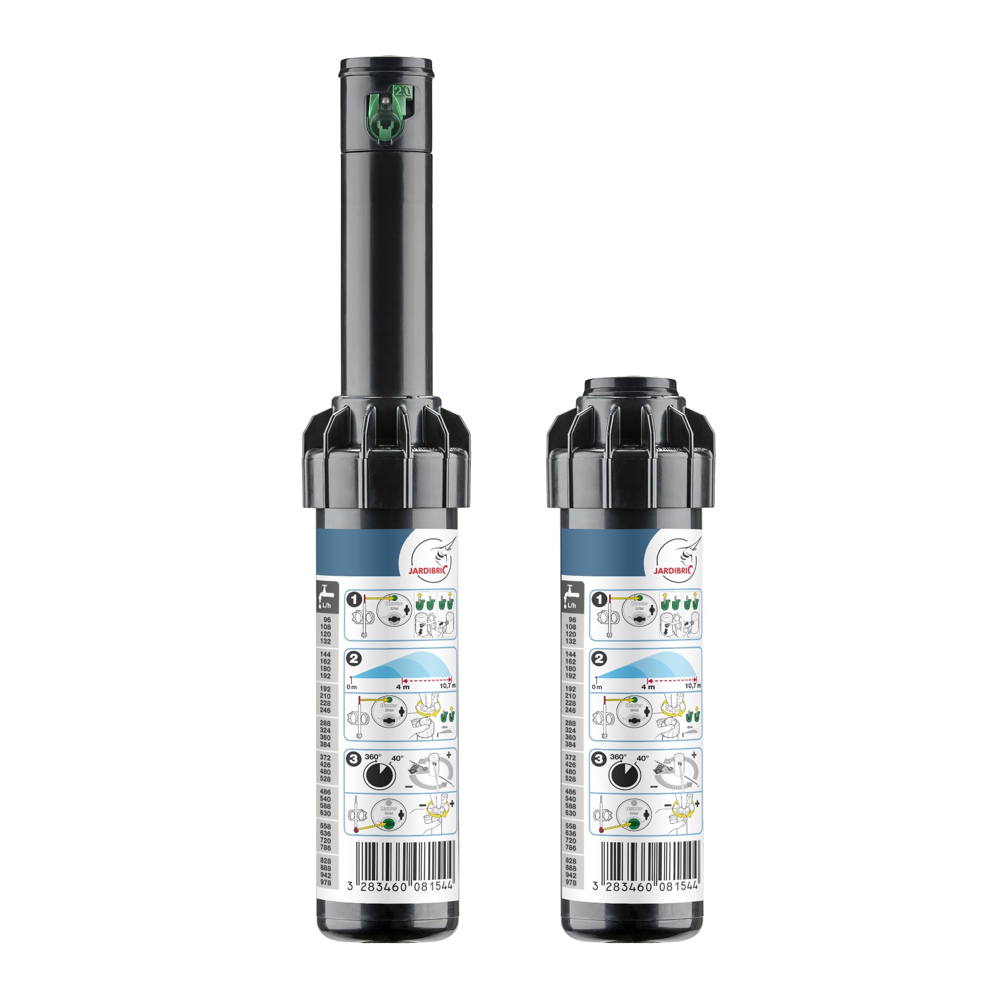 Turbine arrosage SRM Hunter arroseur rotatif avec buses pour jardin