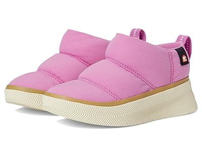 SOREL Kids Out N About Iv Mini Puffy (Big Kid) Kids Shoes Orchid/Honey White : 2 Little Kid M, Canvas