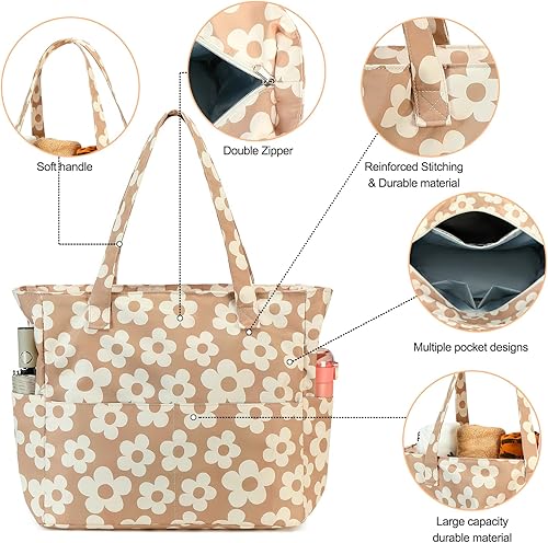 Miniatura 2 de Bluboon - Bolsa de playa impermeable para mujer, extra grande, con compartimento húmedo, para llevar de fin de semana, bolsa de piscina para viajes