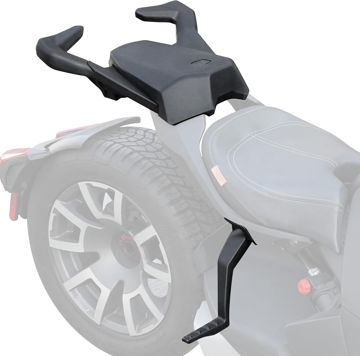 SAUTVS Rear Passenger Seat with Foot Pegs for Ryker, 2Up