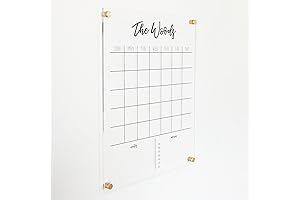 Large Family Calendar 2023 for Wall: Acrylic Personalized Family Dry Erase Wall Calendar