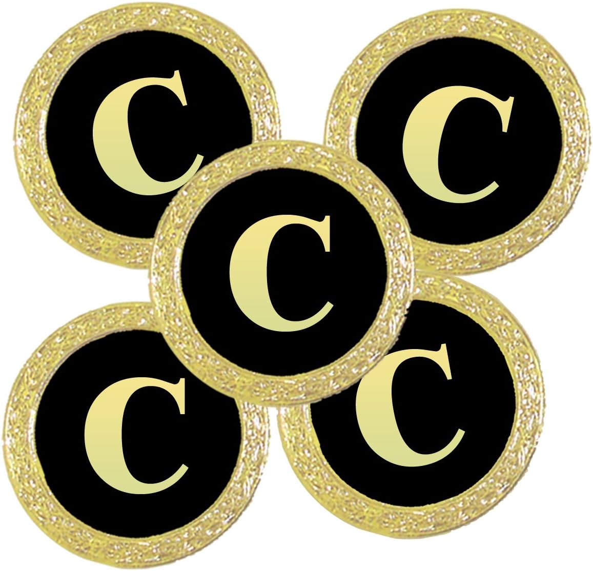 Best Impressions Personalised Golf Ball Markers with Initial
