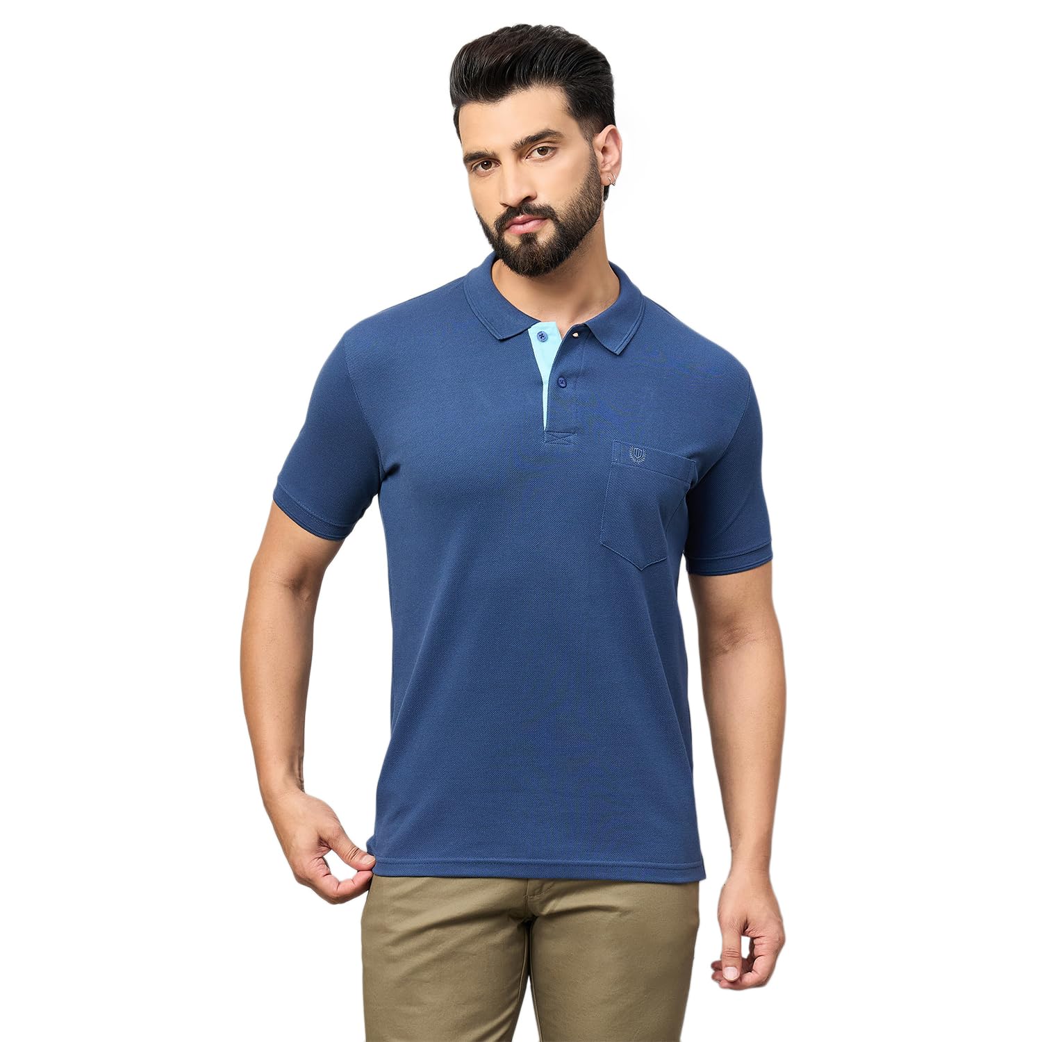 duke Men's Solid Slim Fit T-Shirt-picture-26
