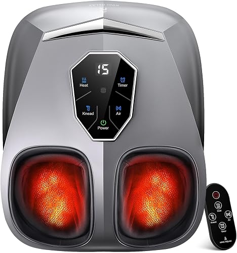 60% off promo code for KING RELAX Shiatsu Foot Massager with Heat, Birthday Gifts, Fits Size 14 on Amazon