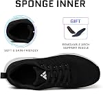 Mishansha Femmes Sneakers Air Coussin Courante Tennis Chaussures Femmes Léger Arch Support Chaussures de marche