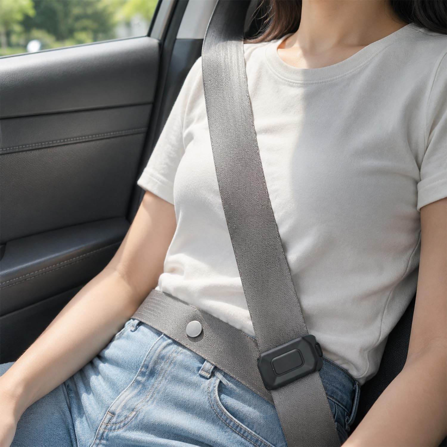 Car Shoulder Strap Positioner Clip, Shoulder & Neck Relief Adjuster, 4 Pack image 5