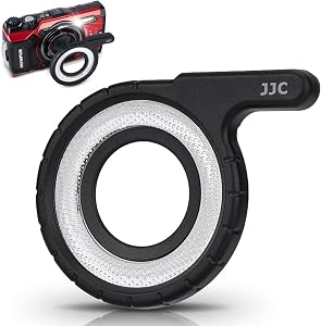 JJC LED Light Guide Ring for Olympus TG-7 TG-6 TG-5 TG-4 TG-3 TG-2 TG-1,Replace LG-1 Light Guide,Macro Guide Ring Light for Olympus Tough TG-7 TG-6 TG-5 TG-4 TG-3 TG-2 TG-1