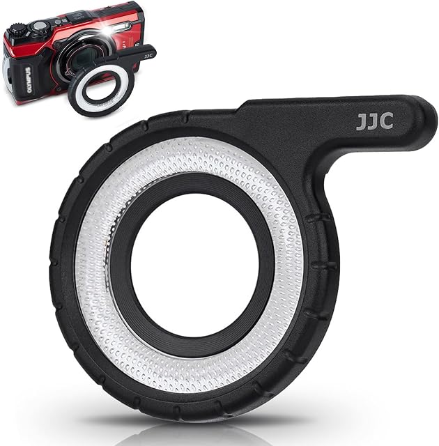 JJC LED Light Guide Ring for Olympus TG-7 TG-6 TG-5 TG-4 TG-3 TG-2 TG-1,Replace LG-1 Light Guide,Macro Guide Ring Light for Olympus Tough TG-7 TG-6 TG-5 TG-4 TG-3 TG-2 TG-1