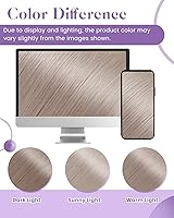 Vista 40 de LaaVoo Extensiones de cabello humano real para coser, extensiones de cabello humano de doble trama, color negro azabache, 18 pulgadas, 3.53 onzas