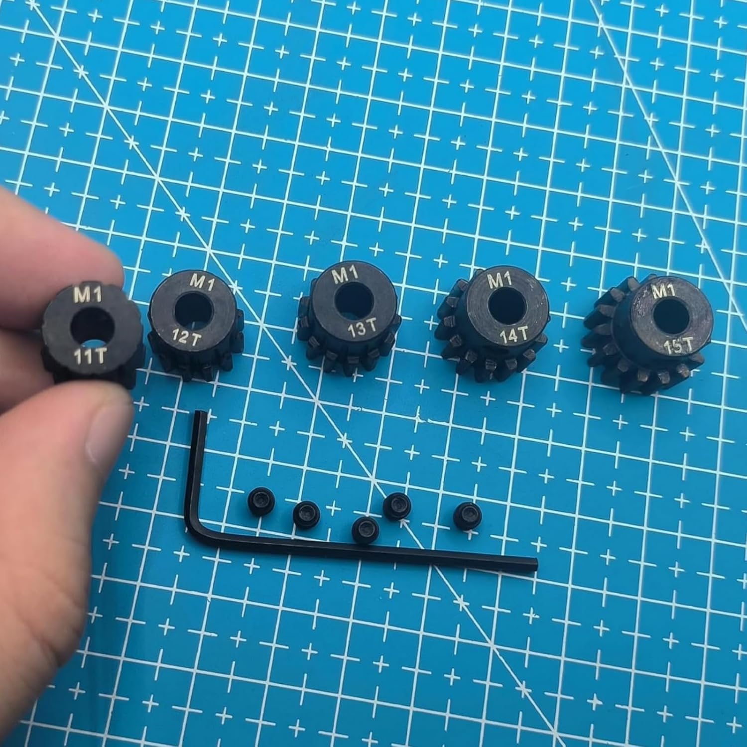 M1 5mm Rc Pinion Gear Set 11T 12T 13T 14T 15T for Traxxas X-Maxx Maxx XRT Funco 1/10 E-Revo Upgrade Parts