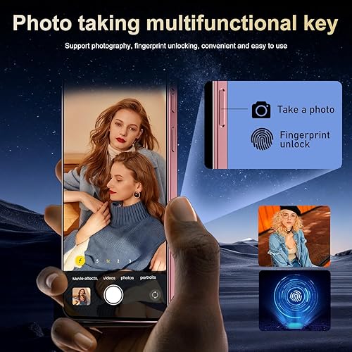 Miniatura 6 de 17PROMA X Teléfono desbloqueado  Teléfono celular Android 15.0  16+512GB Smartphone Pantalla HD de 6.99 pulgadas  Batería de larga duración 7000mAh