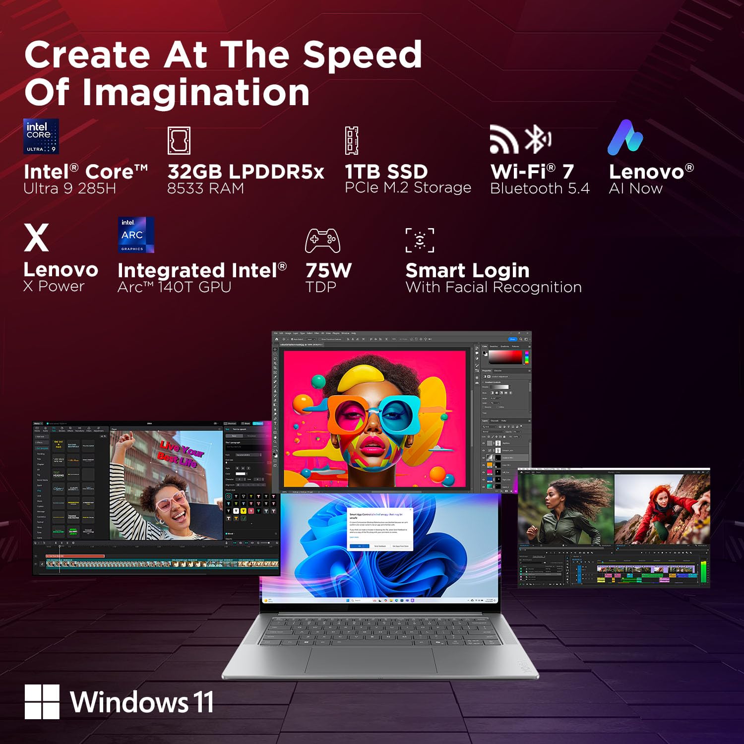 Lenovo Yoga Pro 7 Aura Edition, Intel Evo Core Ultra 9 285H, 32GB