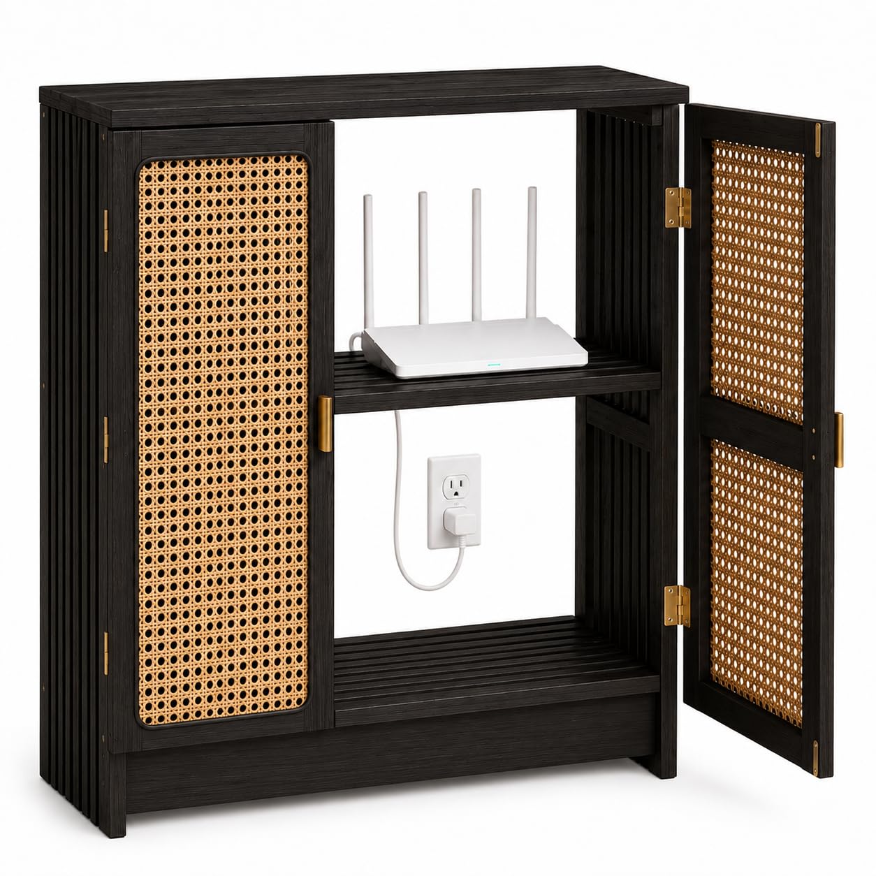 Router Schrank Router Aufbewahrungsschrank WLAN Mehrzweckschrank