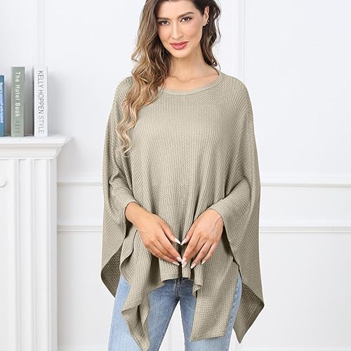 Miniatura 2 de Funda de lactancia de punto para lactancia materna, manta acogedora, transpirable y suave, cuello ancho con elástico para una fácil visión (verde)