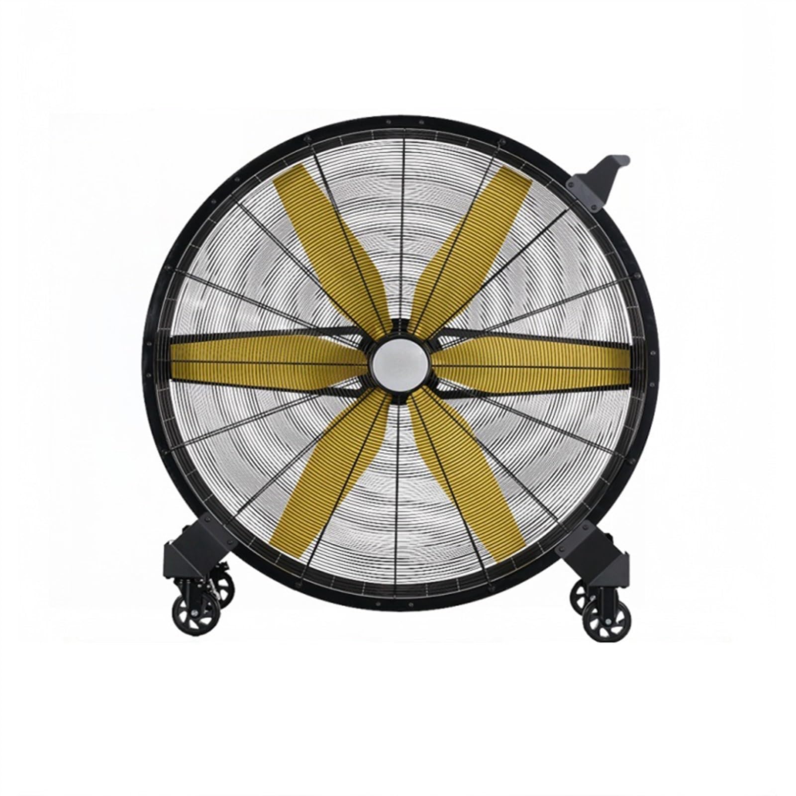Ventilatore da pavimento industriale portatile, ad alta velocità, 6 pale, raffreddamento resistente, per officina, garage, magazzino