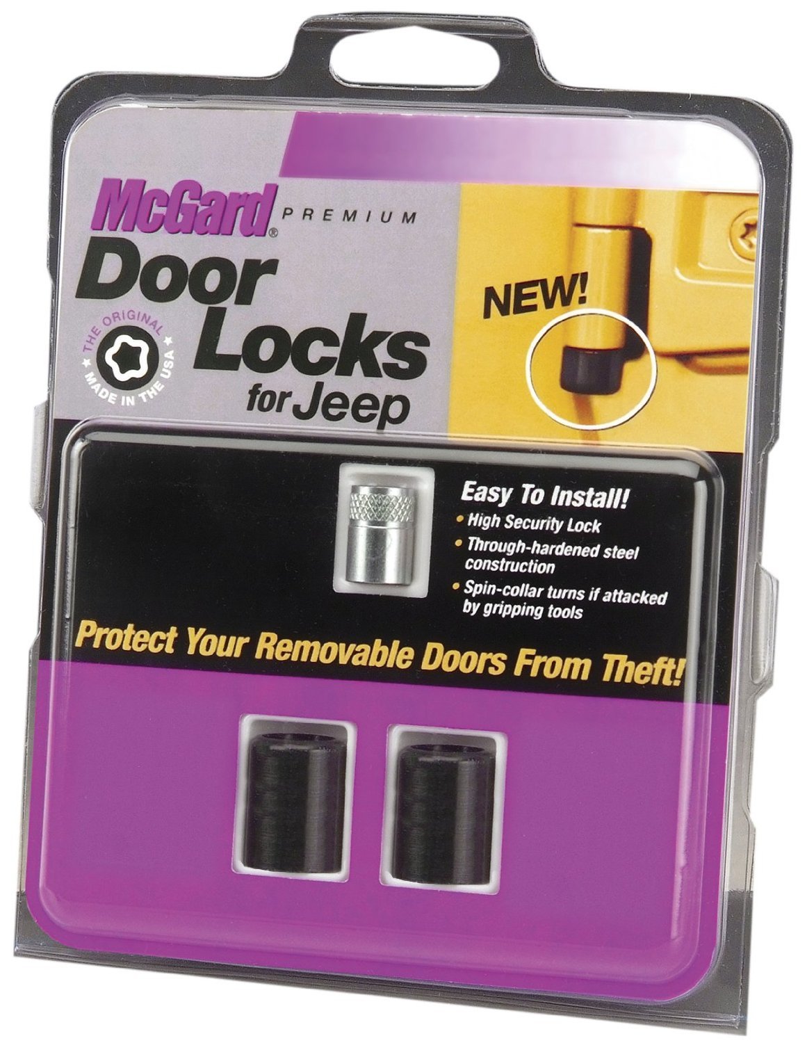 Amazon.com: McGard 76058 Black Jeep Wrangler TJ/LJ Door Locks (Set