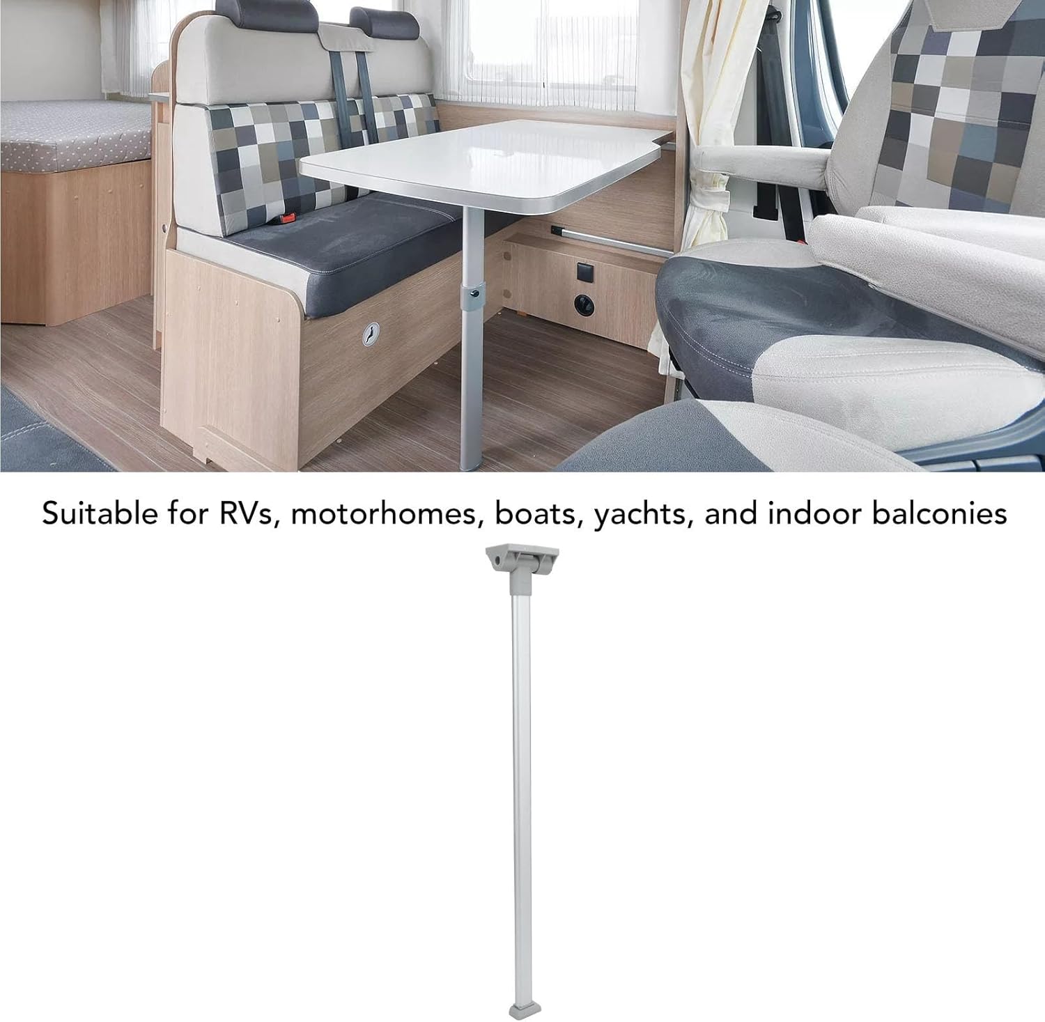 RVサポートテーブル脚、700mm折りたたみアルミニウム合金フレーム、キャンピングカー用の調整可能な机の脚、旅行トレーラー、キッチン