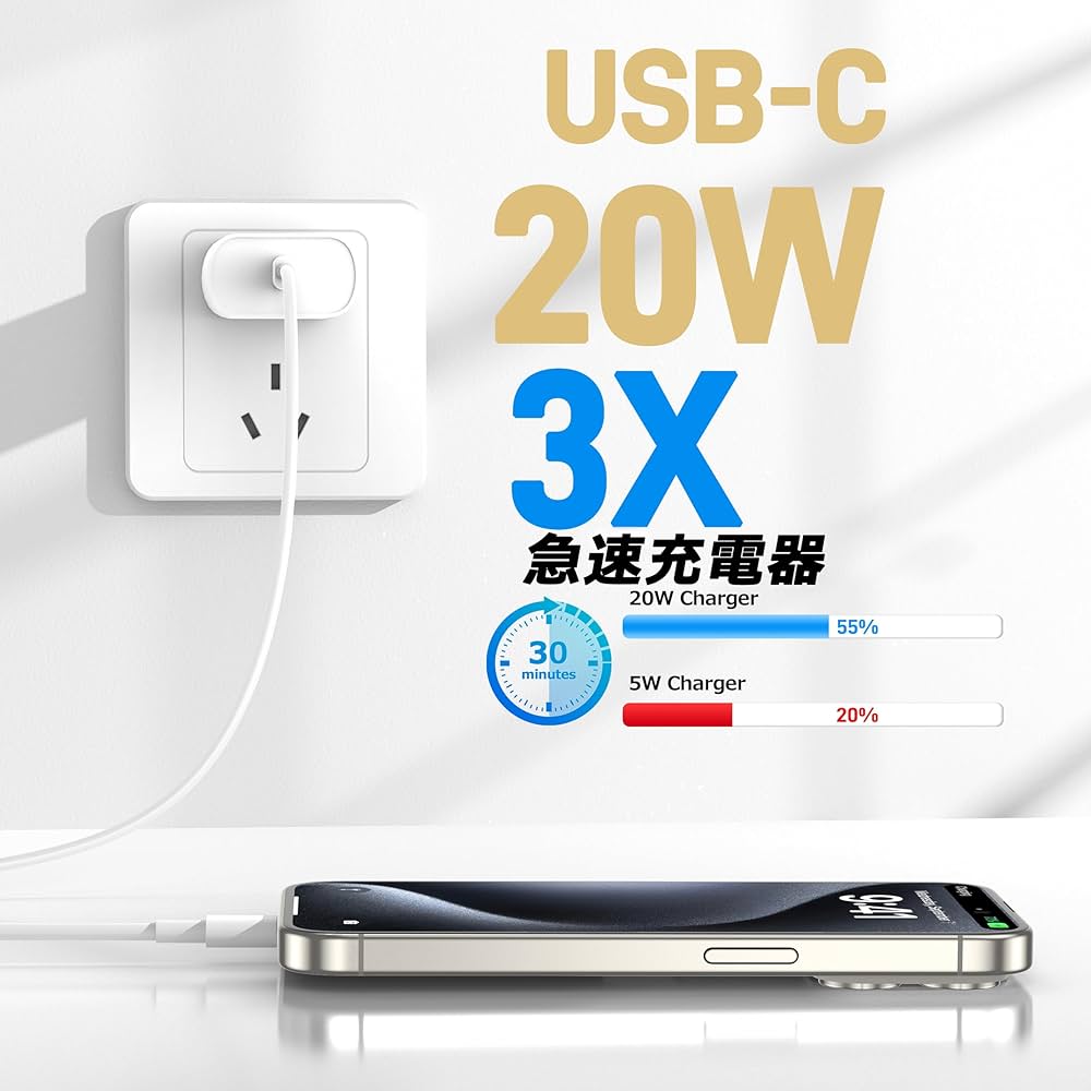 2m20本iPhone15充電器タイプC toタイプC Amazon | iPhone 16 / iPhone 15 充電器 Type-c タイプc 充電器