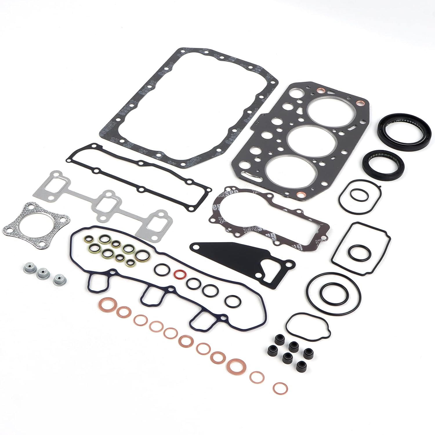 3TNV70 Engine Overhaul Gasket Kit YM119515-01330 for Yanmar John Deere 850D Excavator Loader Generator Replacement Parts