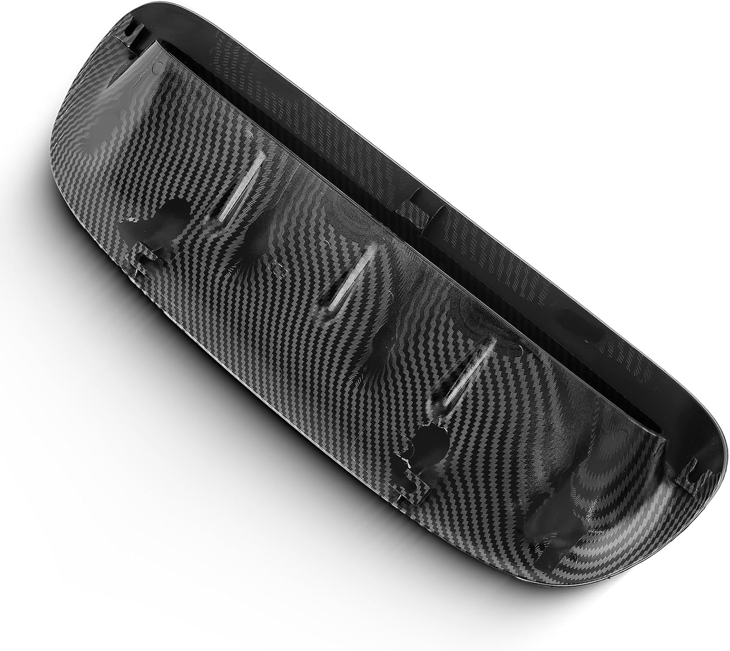 Riloer Front Hood Scoop Vent Trim Compatible with BMW Mini Cooper S R53 R50 (After June 2002) 2002–2006, Hood Vent Scoop Kit, Hood Scoop for Cars 1PC (Carbon Fiber Look Finish)