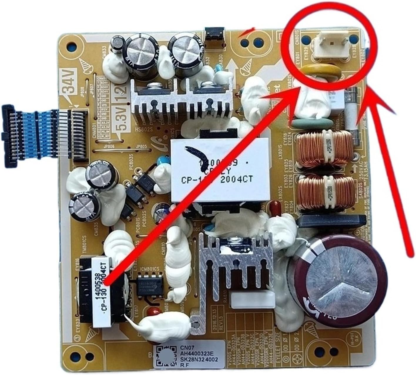 AH44-00323E AH44-00323D,Compatible For Samsung，Subwoofer Power Supply Board HW-M450 M550 Q70T Q700A Q850T Q850A Q800T Q800A Q900T N650