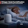 Humidificador de niebla fría Clarston 2L para dormitorio con boquilla ajustable 360°, niveles alto y bajo, ultra silencioso, sin luz, sin BPA, apagado automático, ideal para bebé, llenado superior fácil 5