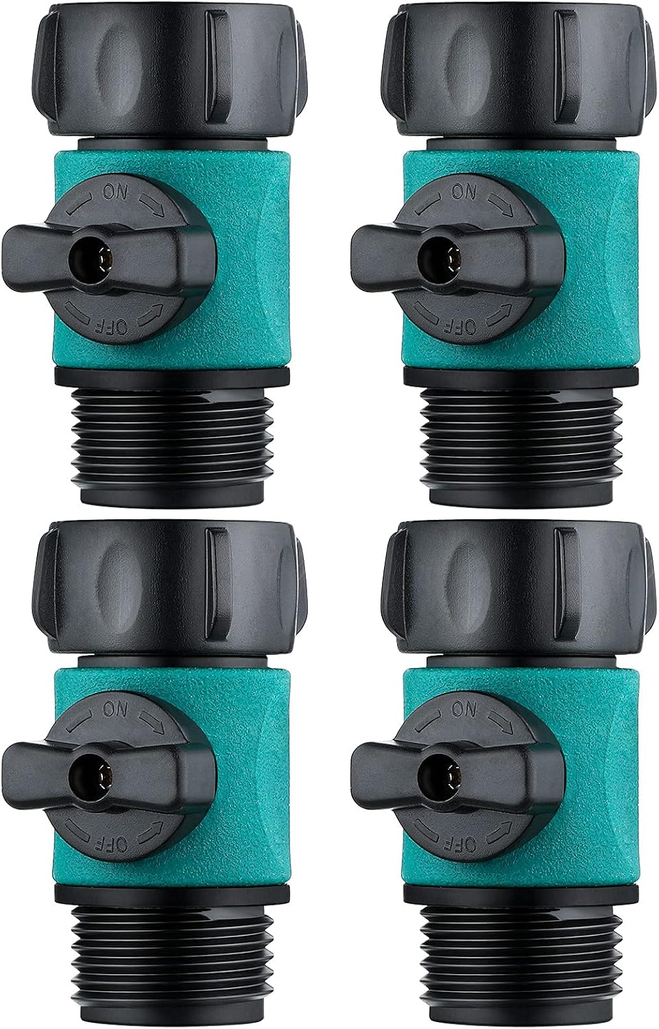 Amazon.com : Plastic Garden Hose Connect Turn Off Valve Plastic Water ...