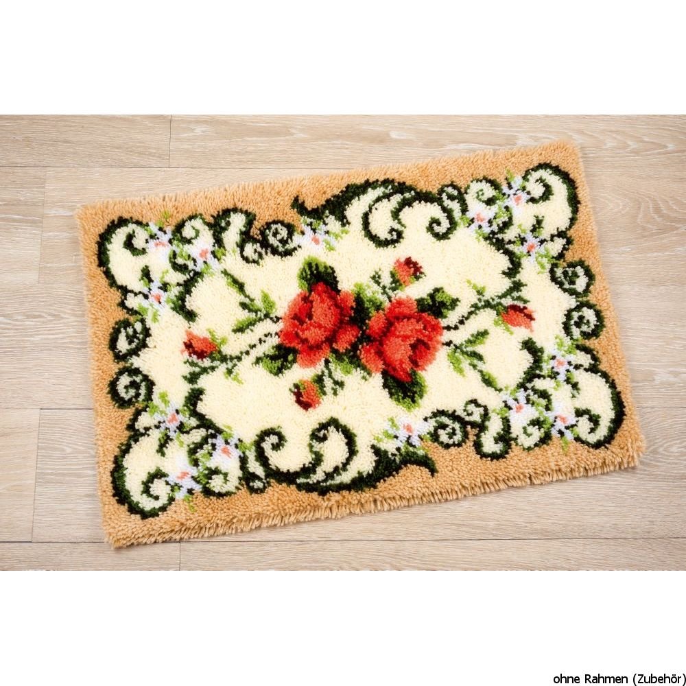 Vervaco Latch Hook Rug, Cotton, Multicoloured, 75 x 45 x 1 cm