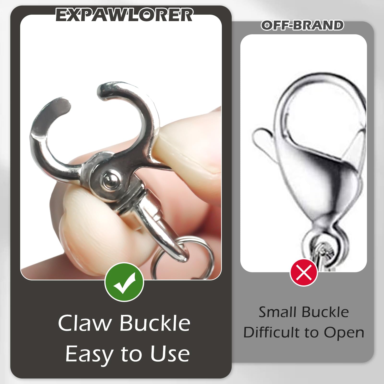 EXPAWLORER 2 Pack Cat Bell, Dog & Cat Collar Bell Loud - Image 3