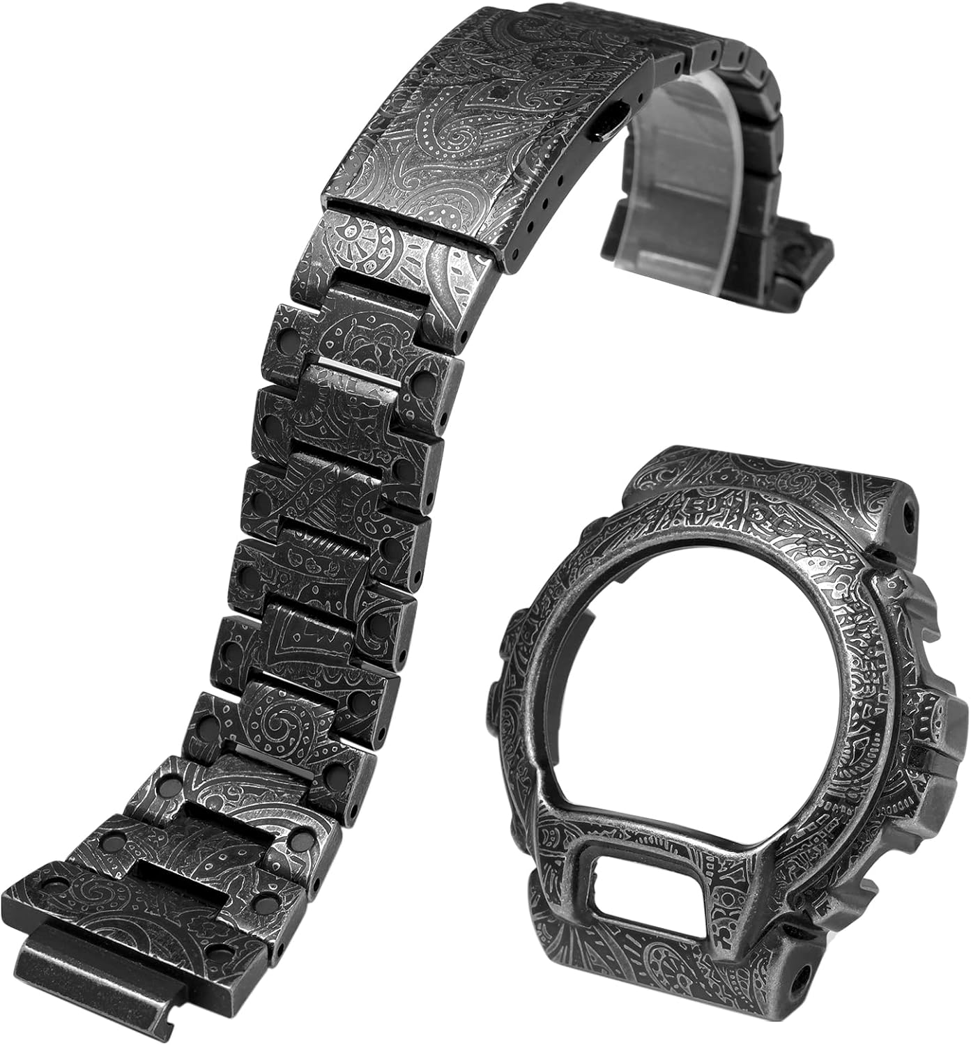 MOD Kit Compatible With Casio For G-Shock DW6900 DW-6900 Metal Watch Case Bezel 316 Stainless Steel Strap Band Bracelet Accessories