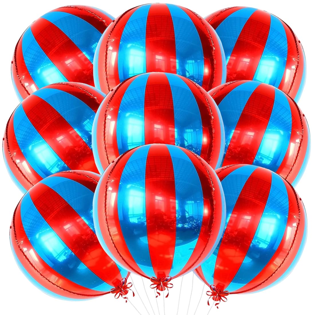 Ctxtqtdt 11 Pezzi Kit Palloncini Compleanno Monste Truck 4 Anni Ragazzo, Palloncini Foil Decorazioni Compleanno Blaz e le Mega Machin, Palloncino per Festa di Compleanno Bambini (4
