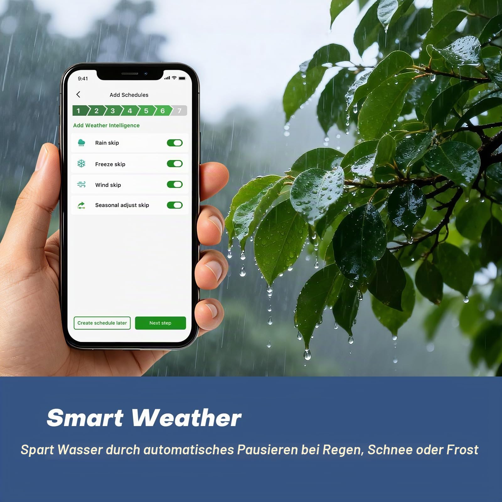 Inkbird IICO-800-WIFI Intelligenter Bewässerungscomputer, 8-Zonen-Steuerung Intelligente Bewässerungssteuerun