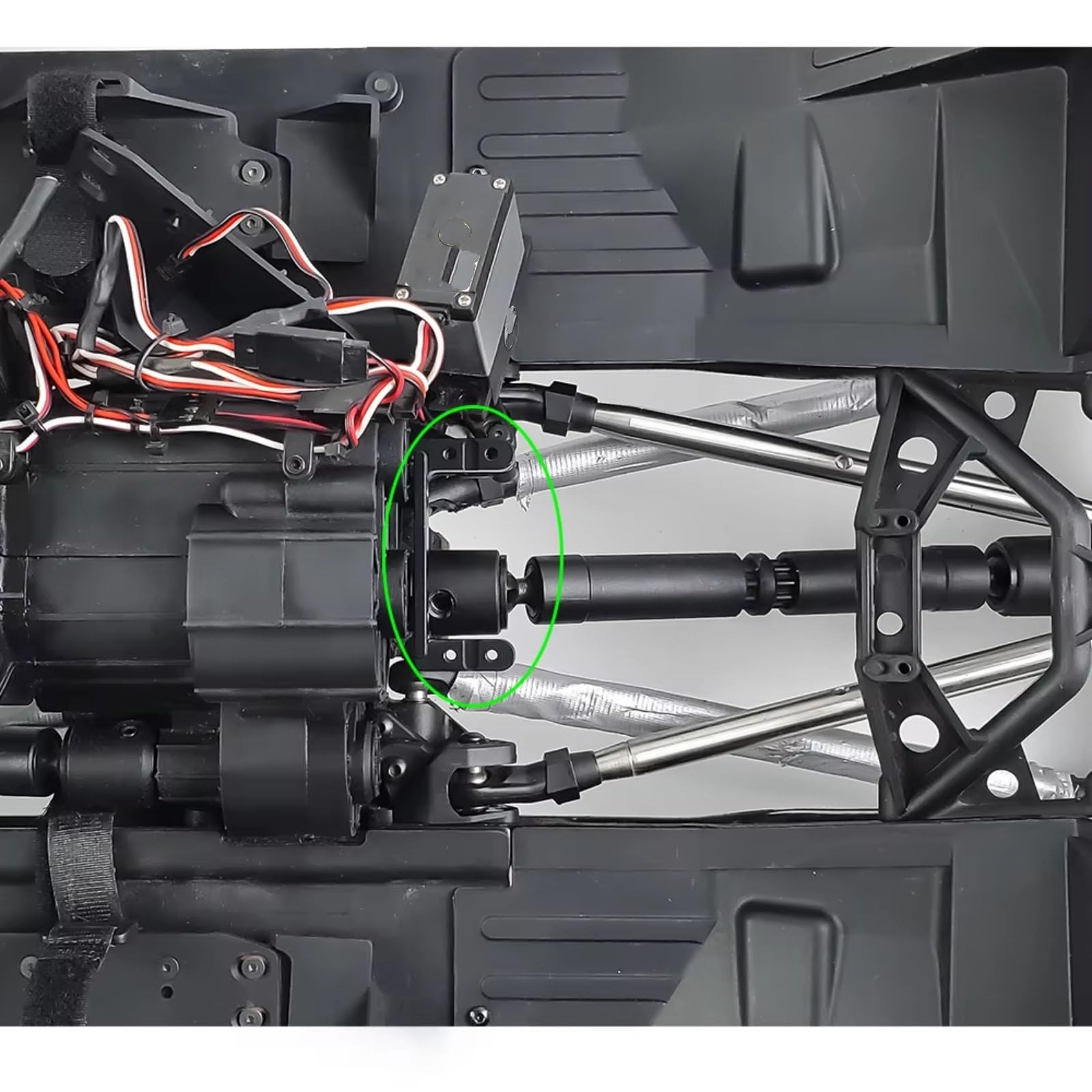 Per Axial SCX6 AXI05000 Per JLU Per Wrangler 1/6 Metallo Shift Servo Mount RC Crawler Ricambi Auto Accessori Aggiornamenti Componenti Accessori