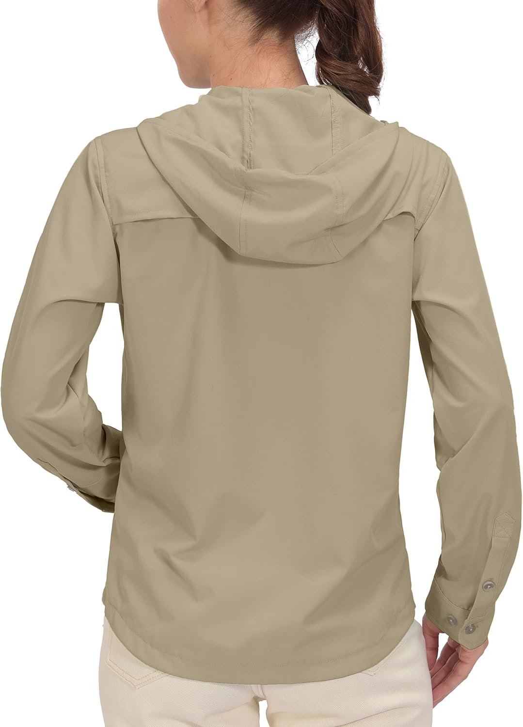 Little Donkey Andy Women's UPF 50+ Stretch Hoodie Shirt, Outdoor Quick Dry Sun Protection Fishing Hiking Shirts : Clothing, Shoes & Jewelry