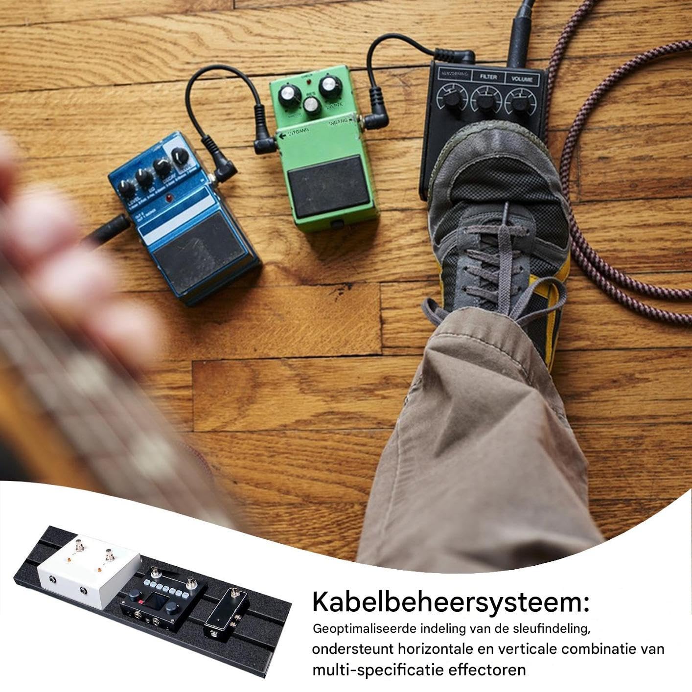 Kleine Gitarre Pedalboard Präzisionsfeste Gitarren- und Instrumentenzubehör